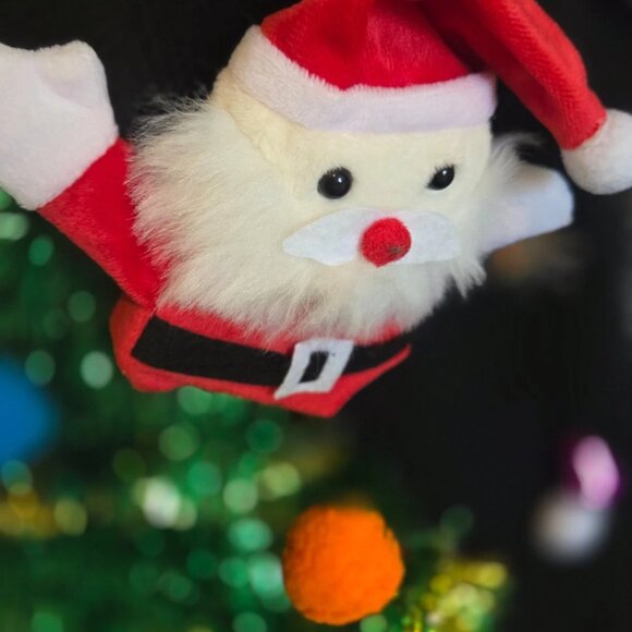 Fun sweater for office holiday competition. Ornaments have been hand sewn on - Picture 7 of 8